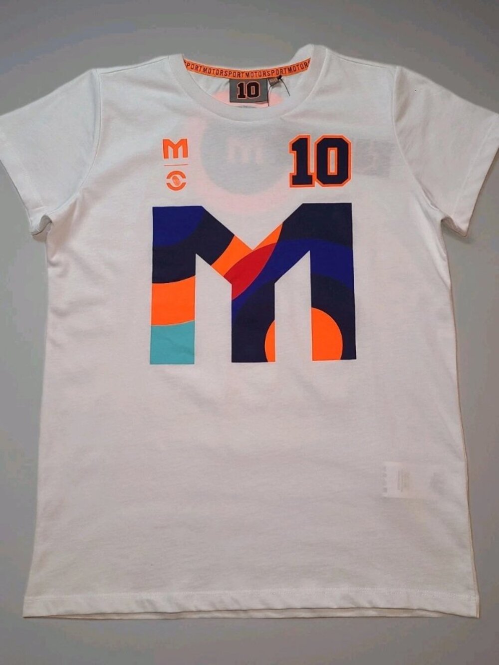Luca Marini #10 MotoGP Racing Fan T-shirt Kids Size 12-14 Motorsports Gear NWT